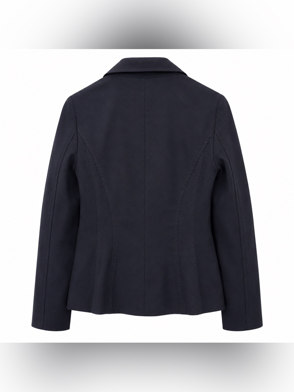 Escada Black Stretch Blazer Jacket Women’s 1 Button Career Office Germany 40 - Picture 2 of 4